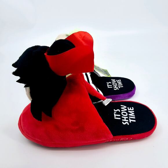 NEW Beetlejuice and Lydia Plush 3D Characters Women's Slip On Slipper Size 11-12 - Picture 3 of 8